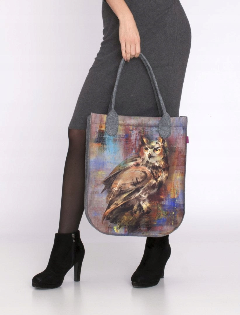 Öko-Filz-Handtasche City Rozalia 