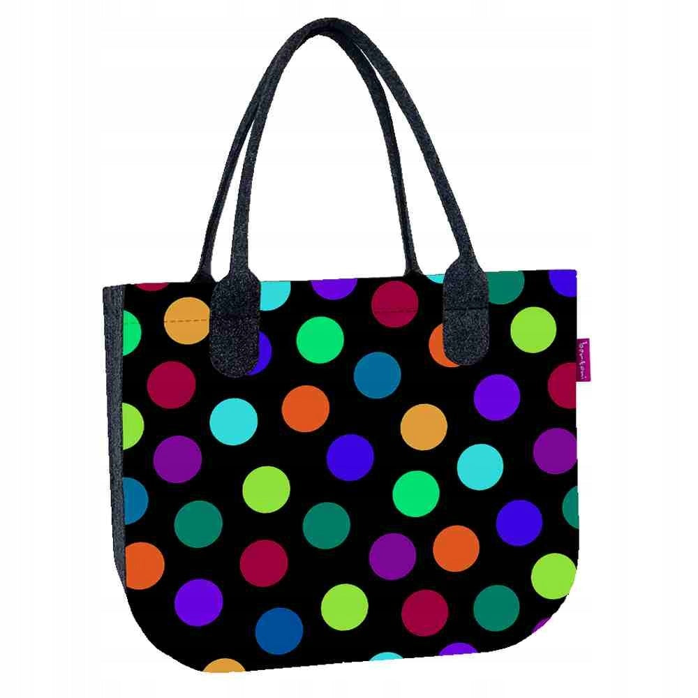 Öko-Filz-Handtasche Lady Peas Black 