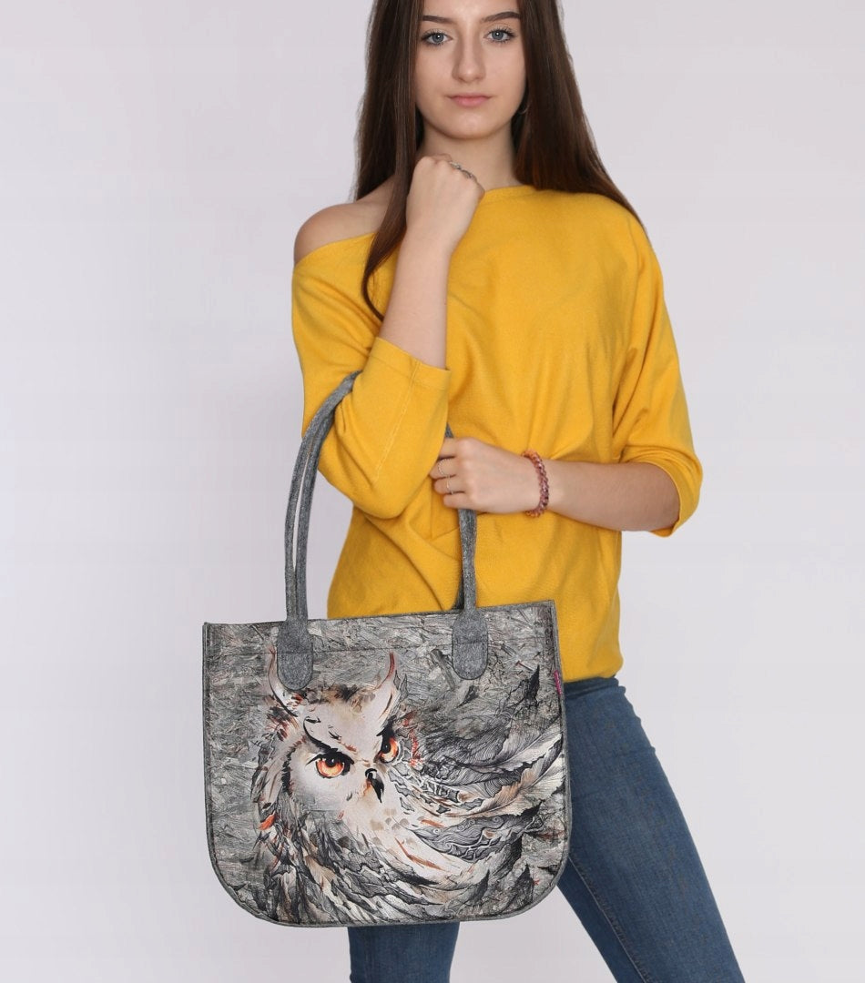 Öko-Filz-Handtasche für Damen Lady Matilda 