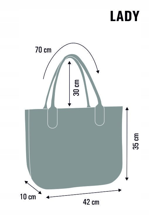 Öko-Filz-Handtasche Lady Polka 