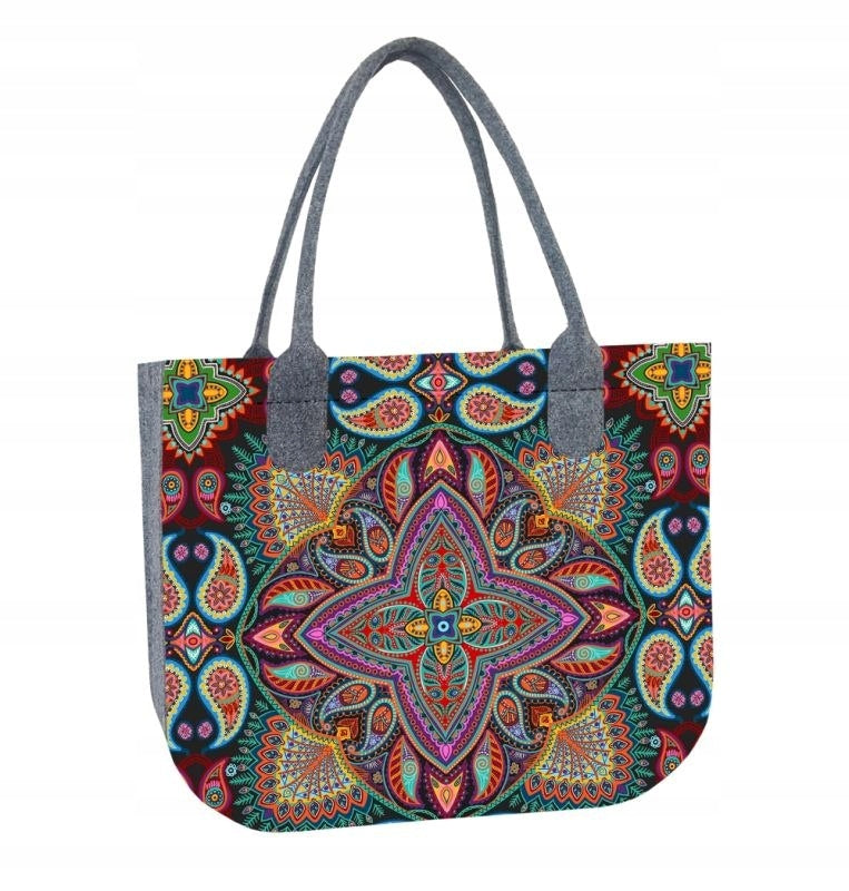 Öko-Filz-Handtasche Lady Polka 