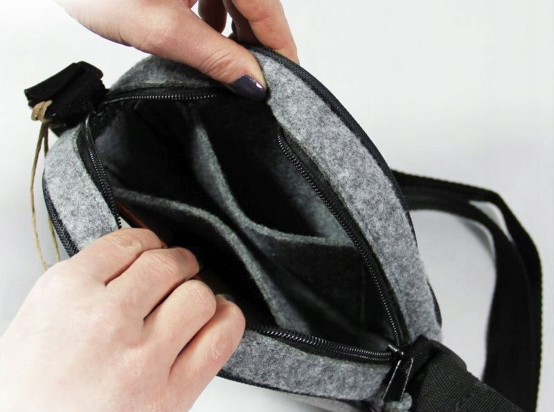 Künstliche Filzhandtasche Twist Krakowiak 