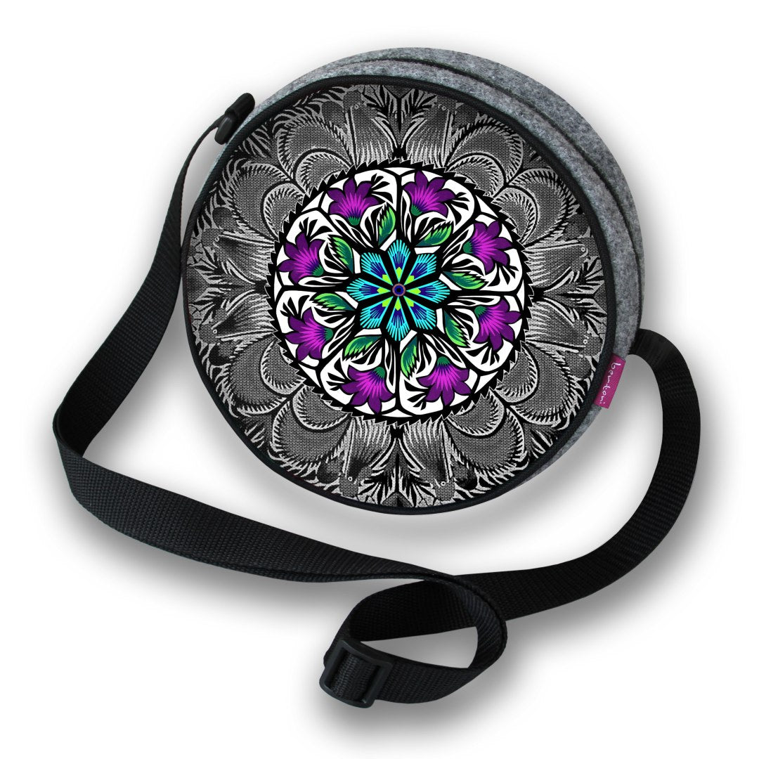 Öko-Filz-Handtasche Twist Saffron 