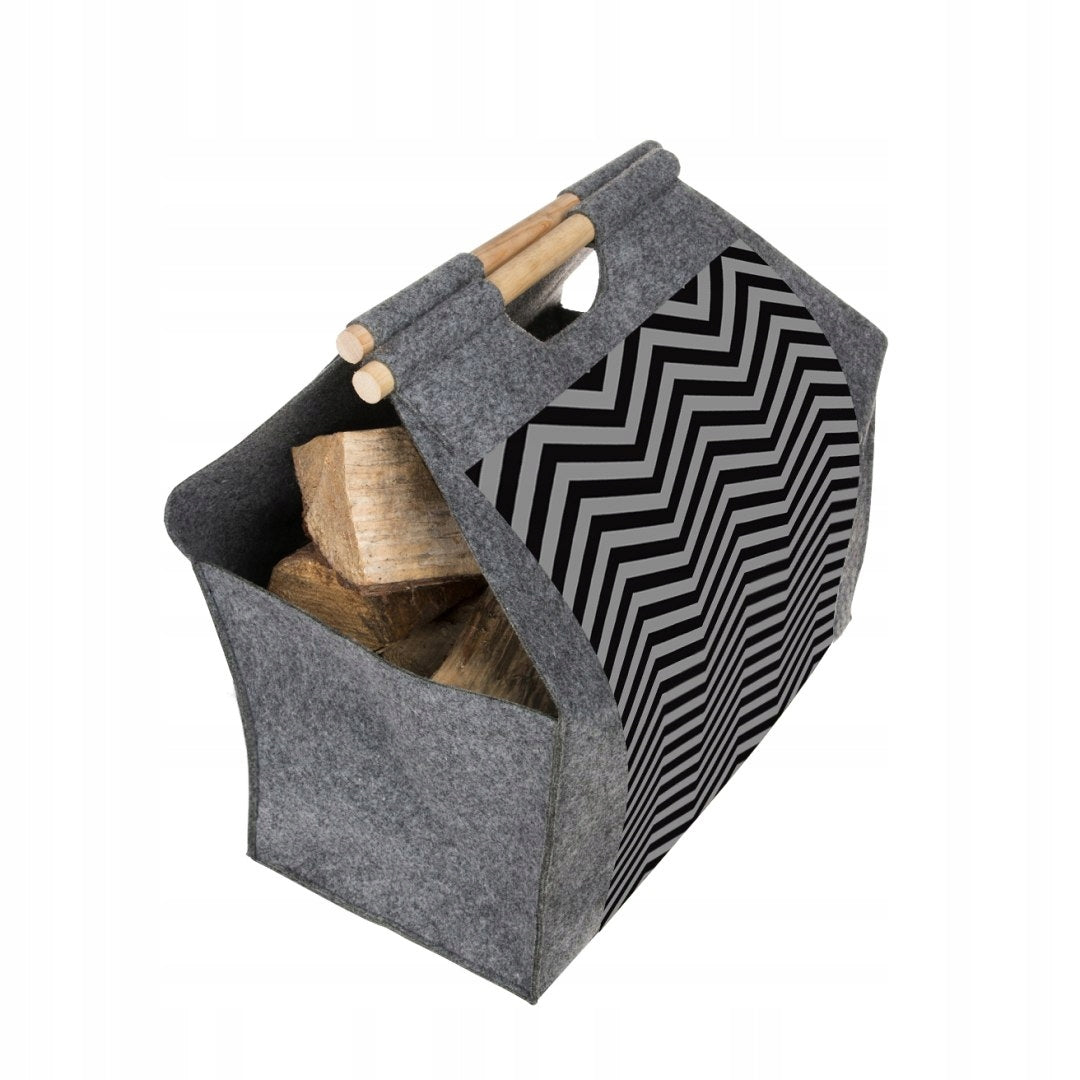 Tasche für Brennholz Strong Zigzag 