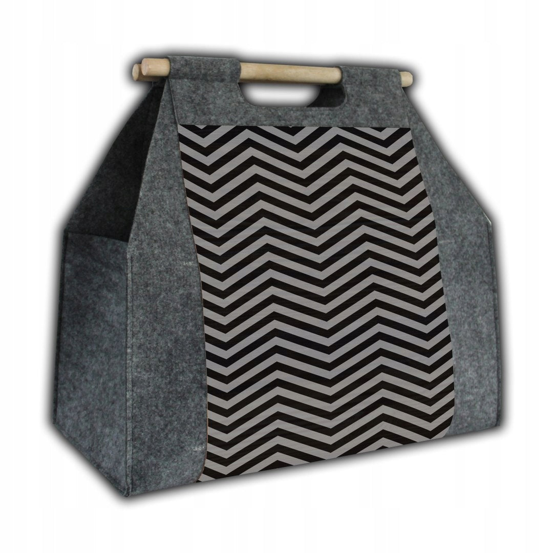 Tasche für Brennholz Strong Zigzag 