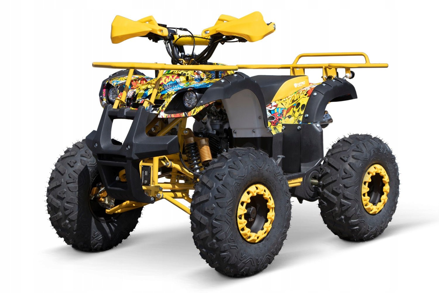 TORONTO 125CC WHEELS 8 GRAFITTI 3 GEARS yellow graffiti