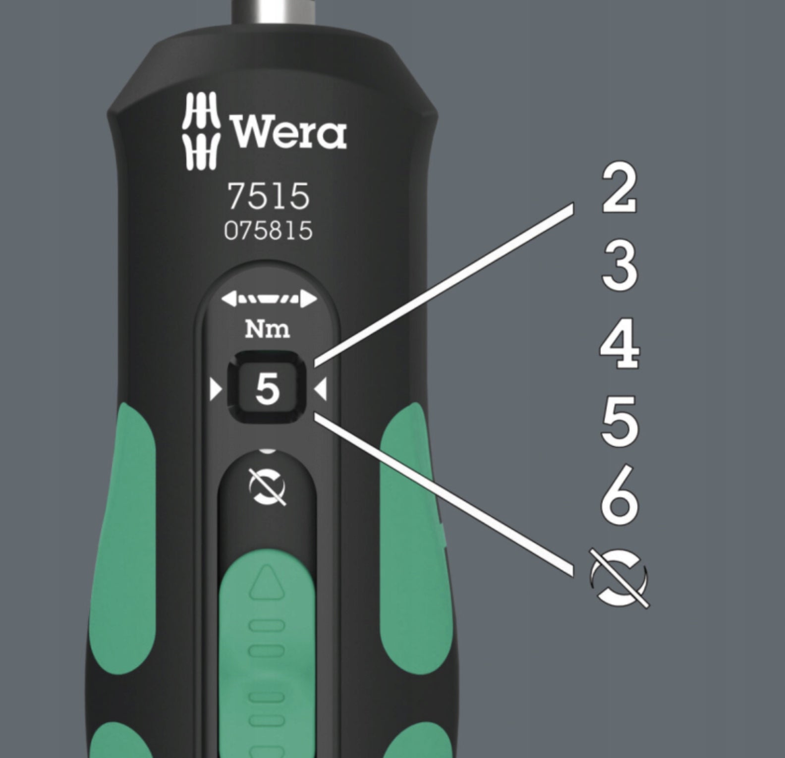 TORQUE SCREWDRIVER ADJUSTABLE Speed 2-6Nm FOR BITS 1/4" WERA 05075815001 EAN (GTIN) 4013288228314