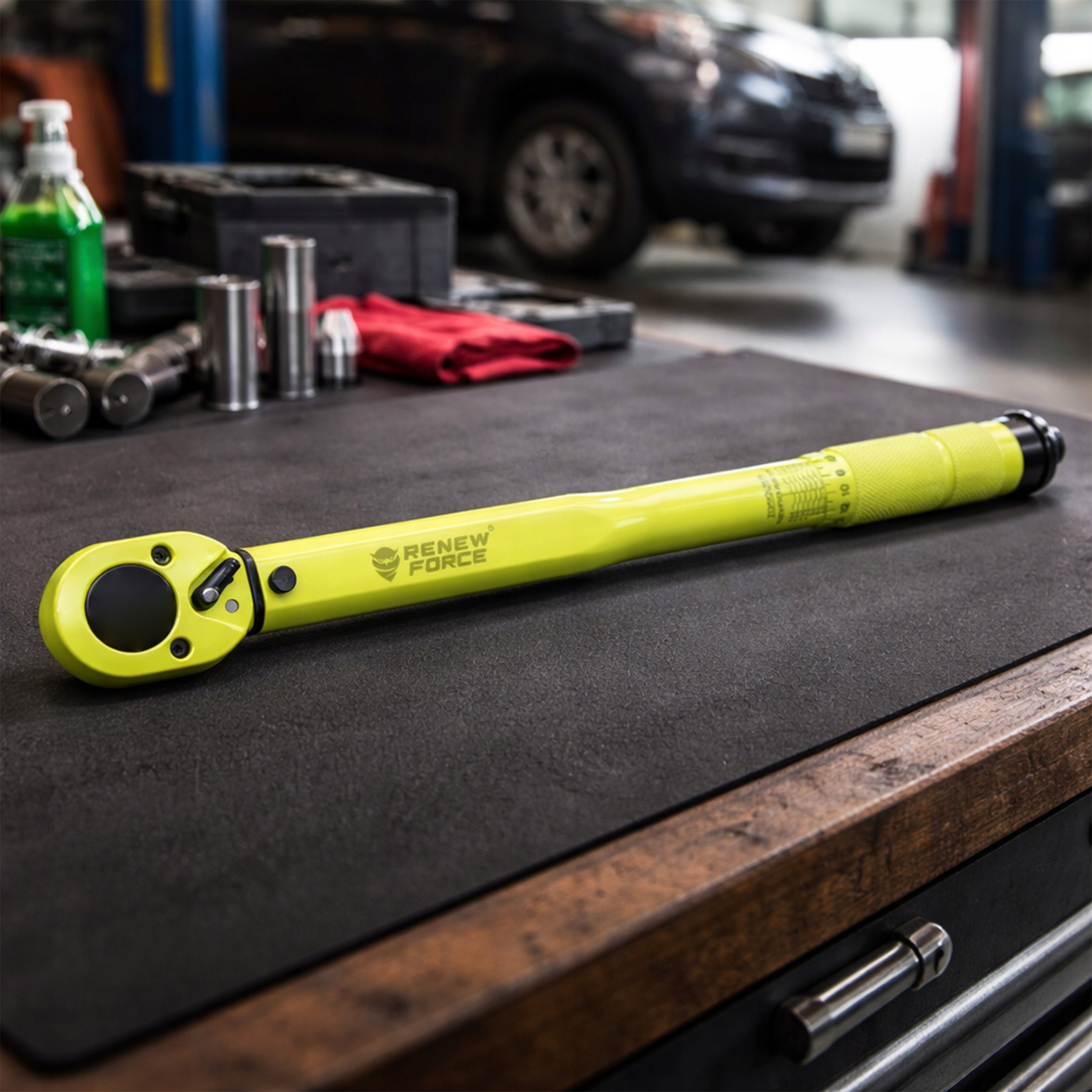 TORQUE WRENCH 1/2" 28-210Nm CrMO & CrV FOR WHEELS SCALE ADJUSTMENT 460mm Manufacturer code DWUKIERUNKOWY BLOKADA MECHANICZNA DOKŁADNY