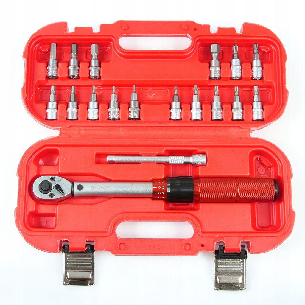 TORQUE WRENCH 1/4" 2-24 Nm / SET / CALIBRATION CERTIFICATE Brand Mar-Pol