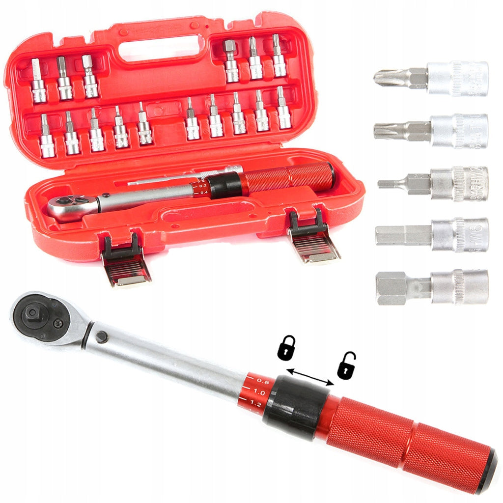 TORQUE WRENCH 1/4" 2-24 Nm / SET / CALIBRATION CERTIFICATE