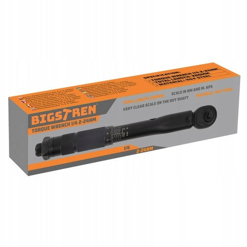 TORQUE WRENCH 1/4 2-24NM BIGSTREN 24591 Brand BIGSTREN