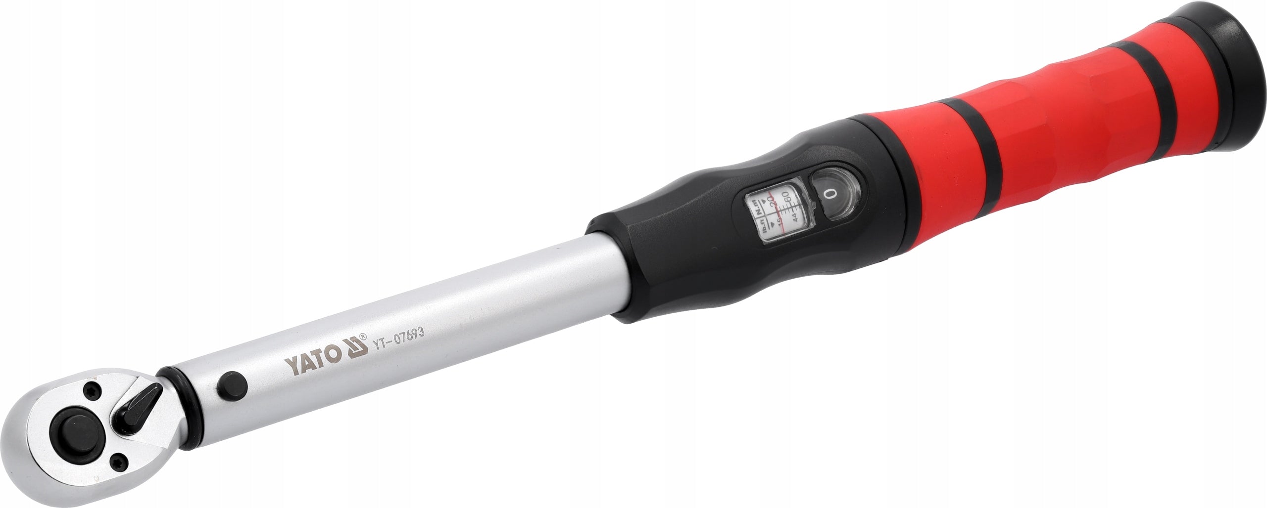 TORQUE WRENCH 3/8" 20-120Nm 425mm WITH SETTING WINDOW YATO Manufacturer code YT-07693
