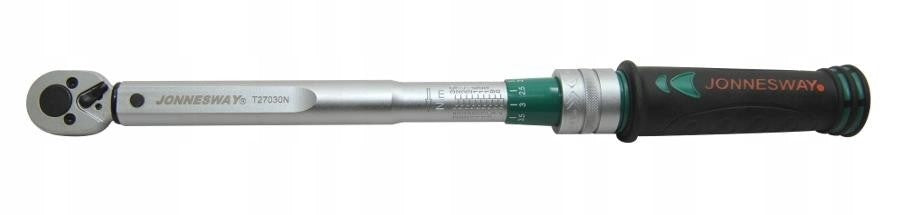 TORQUE WRENCH 4.5-30Nm 1/4' CERTIFICATE, JONNESWAY Brand Jonnesway