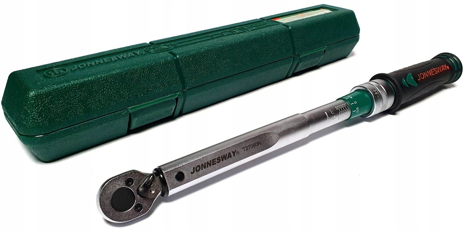 TORQUE WRENCH 4.5-30Nm 1/4' CERTIFICATE, JONNESWAY