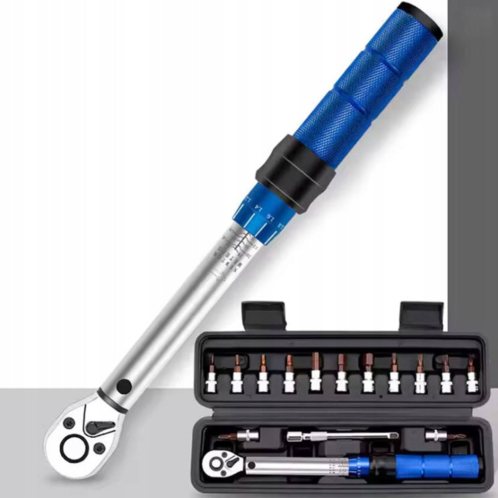 TORQUE WRENCH SET FOR BIKE, 1/4 INCH, 2-24 NM, SOCKET SET