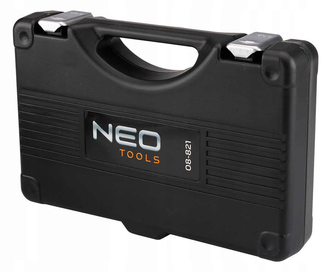 TORQUE WRENCH TWO-WAY 1/4" 5-25NM SET OF 21 PCS. NEO TOOLS Manufacturer code 08-821