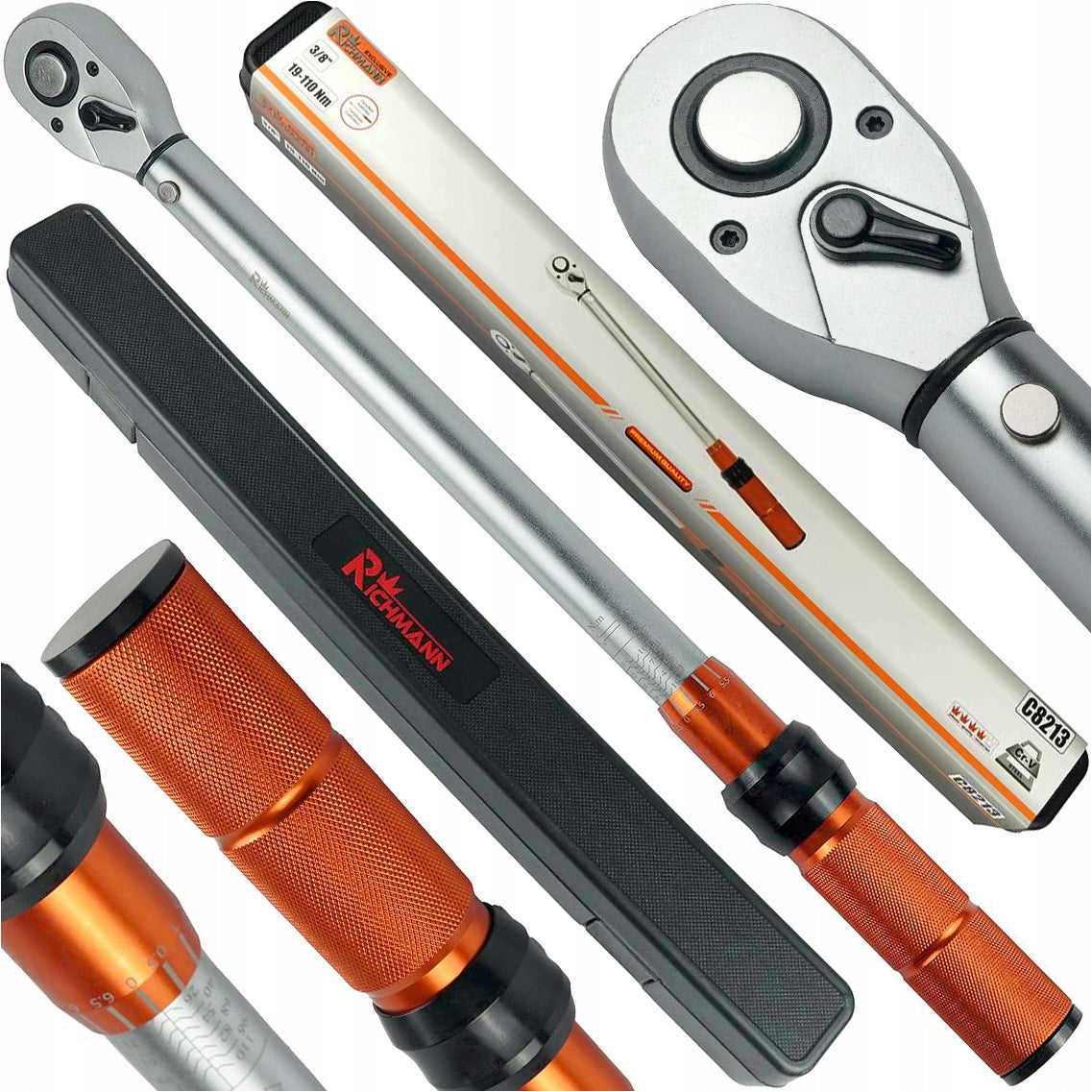 TORQUE WRENCH TWO-WAY 3/8' 19-110NM WITH CALIBRATION CERTIFICATE