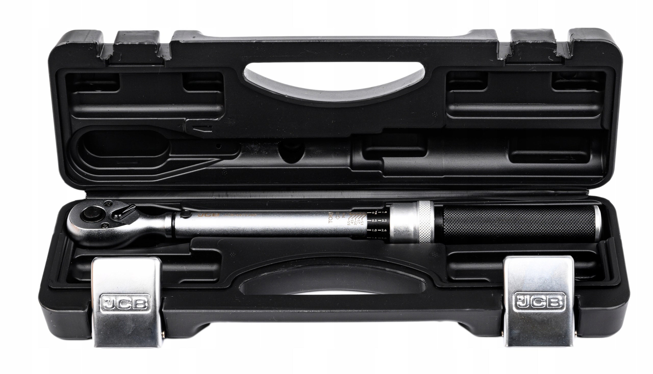TORQUE WRENCH WITH LOCK CALIBRATION CERTIFICATE CASE 10-60Nm 3/8" JCB EAN (GTIN) 5056485714975