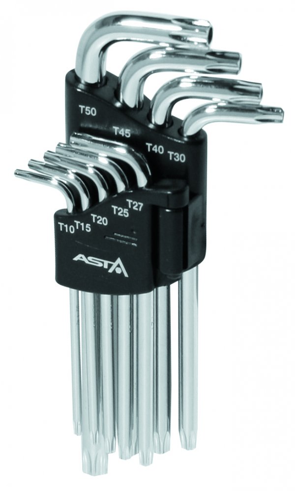 TORX ASTA medium wrenches with hole set of 10pcs A-712TF2