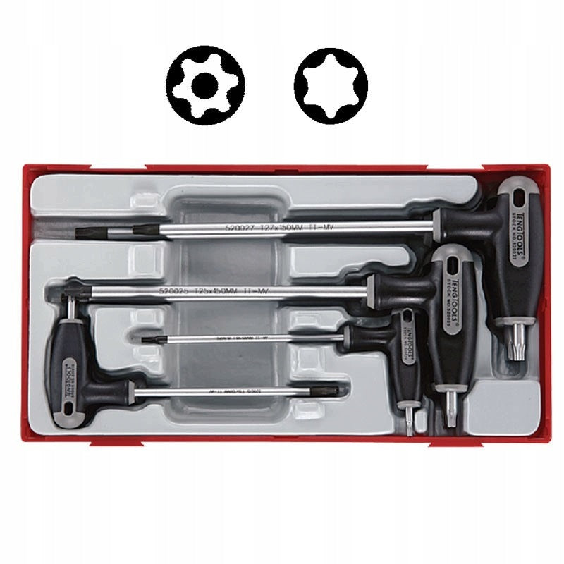TORX Allen wrench set with handle in box TX TTTX7 Tengtools