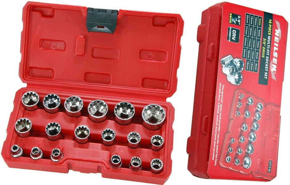 TORX IMBUS HEX GEAR LOCK 6-24mm UNIVERSAL SCREW UNSCREWING WRENCHES