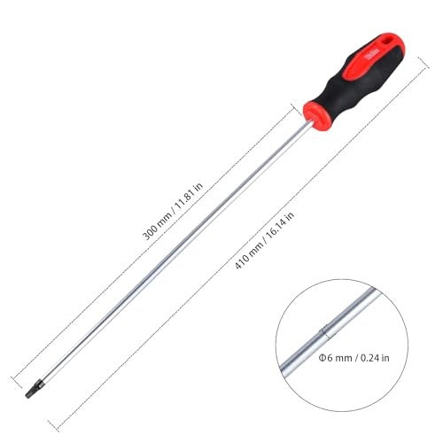TORX SCREWDRIVERS SET OF 5 PCS ALLOY STEEL LONG 410MM FOR WORKSHOP Manufacturer code SWC5908151989685
