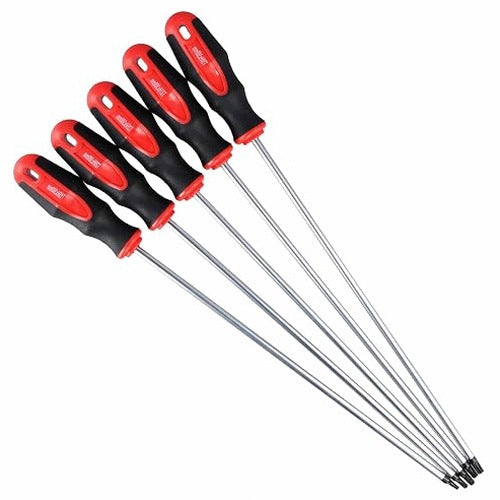 TORX SCREWDRIVERS SET OF 5 PCS ALLOY STEEL LONG 410MM FOR WORKSHOP