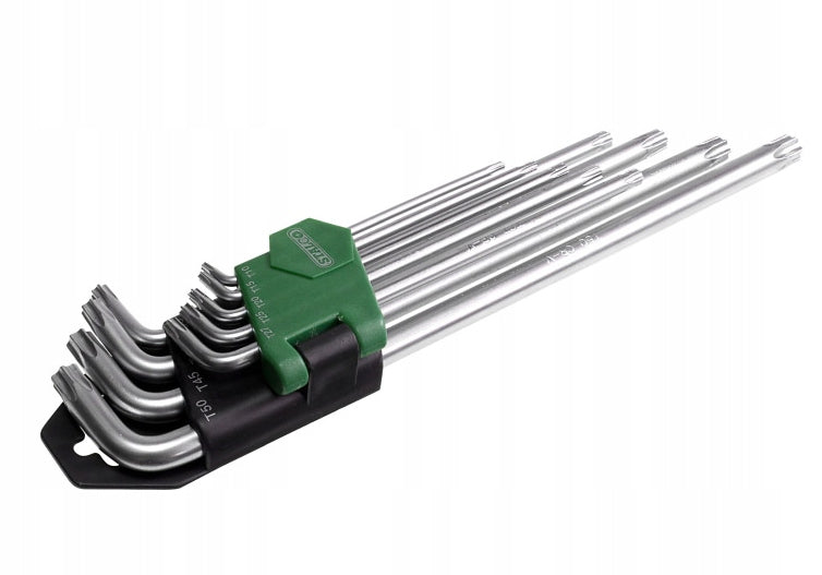 TORX WRENCHES WITH HOLE T10 -T50 ALLEN 9EL LONG