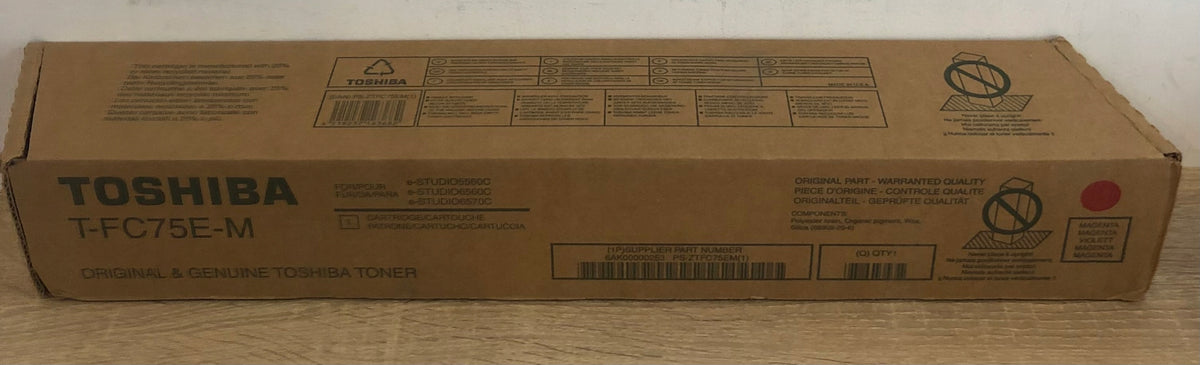 TOSHIBA TONER T-FC75E-M MAGENTA (6AK00000253) ORIGINAL