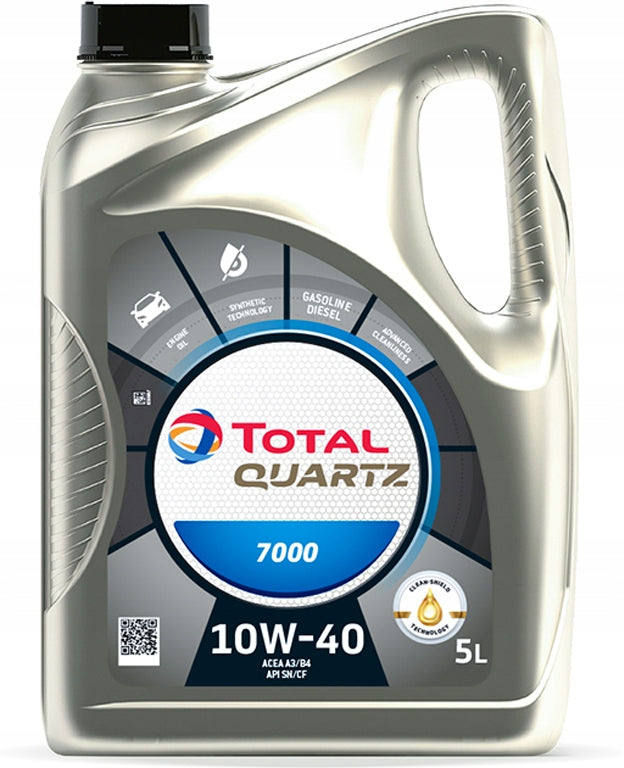TOTAL Engine oil TotalEnergies QUARTZ 7000 5 l 10W-40