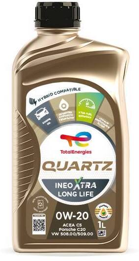 TOTAL QUARTZ INEO LONG LIFE 0W20 1L DIESEL/PETROL ENGINE OIL