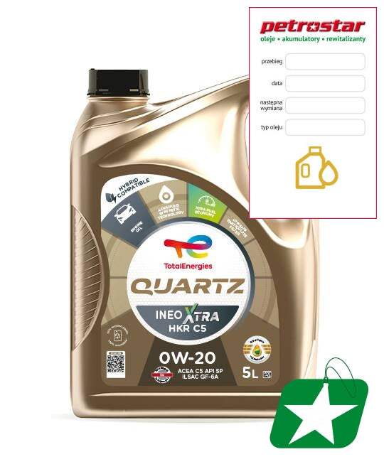 TOTAL QUARTZ INEO XTRA HKR C5 0W20 5L
