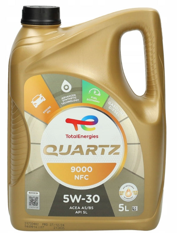 TOTAL QUARTZ OIL 9000 NFC 5W30 5L