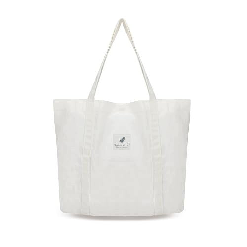 TOTE BAG CANVAS WOMEN'S LARGE SHOPPING FOR WORK FITNESS FOR HOME Brand no brand