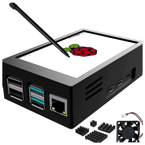 TOUCH SCREEN 3 5 INCH RASPBERRY PI 5 LCD 480X320 60 FPS WITH HOUSING