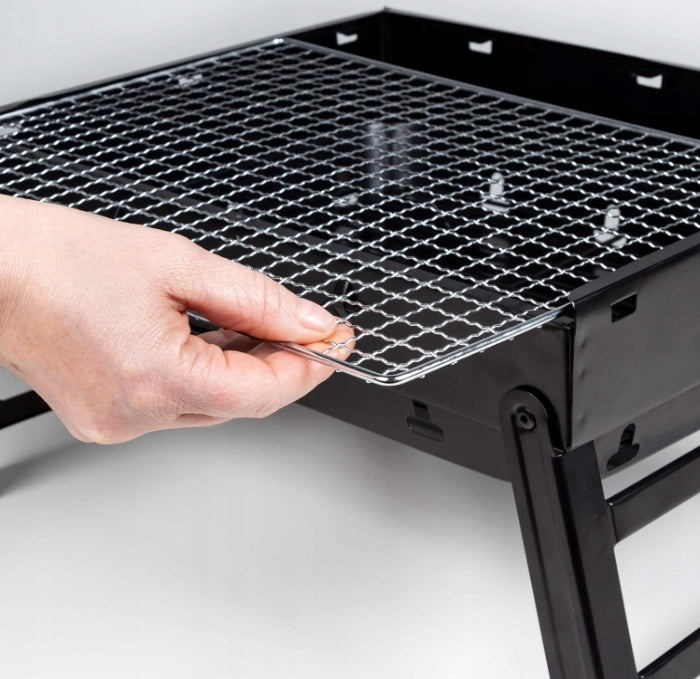 TOURIST CHARCOAL GRILL FOLDING GARDEN CAMPING PREMIUM HANDY BBQ Manufacturer code 5.22.13390