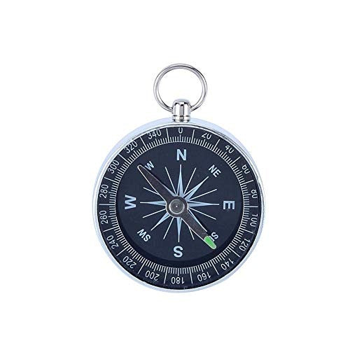 TOURIST COMPASS METAL WATERPROOF SILVER FOR CAMPING FOR HOME Brand no brand