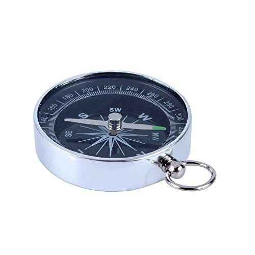 TOURIST COMPASS METAL WATERPROOF SILVER FOR CAMPING FOR HOME Number of items in the set 1
