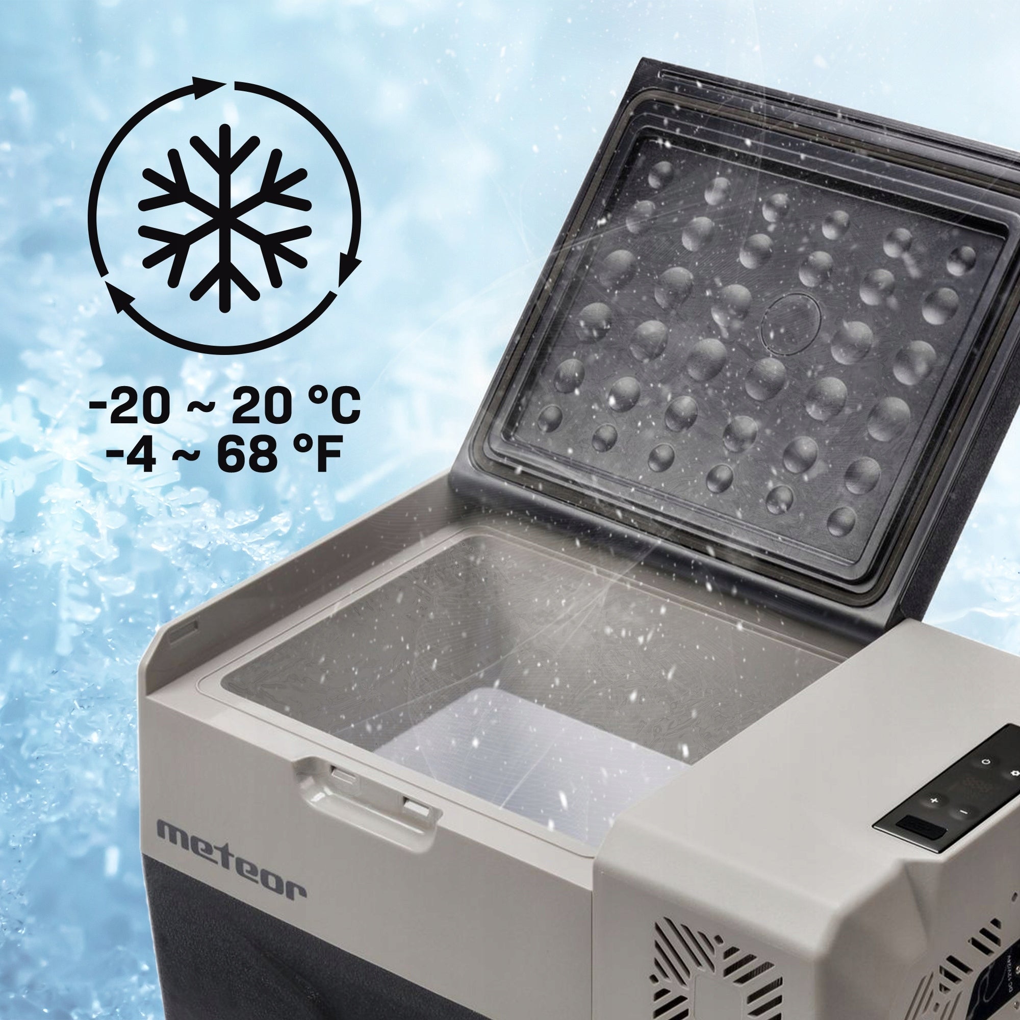 TOURIST COMPRESSOR FRIDGE ELECTRIC PORTABLE METEOR CX40 Manufacturer code 22806