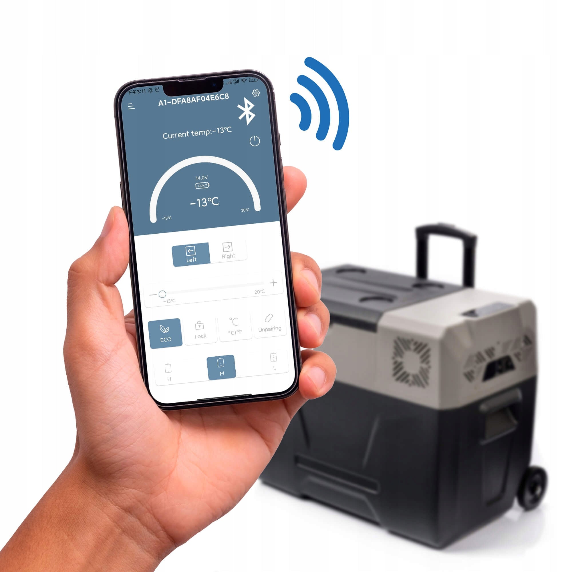 TOURIST COMPRESSOR FRIDGE ELECTRIC PORTABLE METEOR CX40