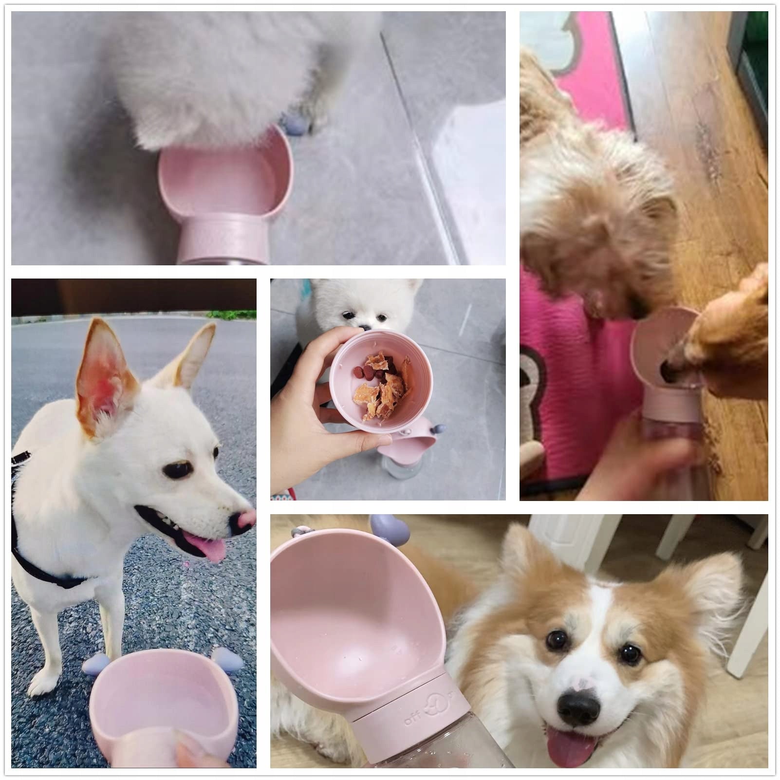 TOURIST DOG AND CAT FOOD AND WATER BOTTLE TRAVEL DRINKER 2IN1 Device type water bottle