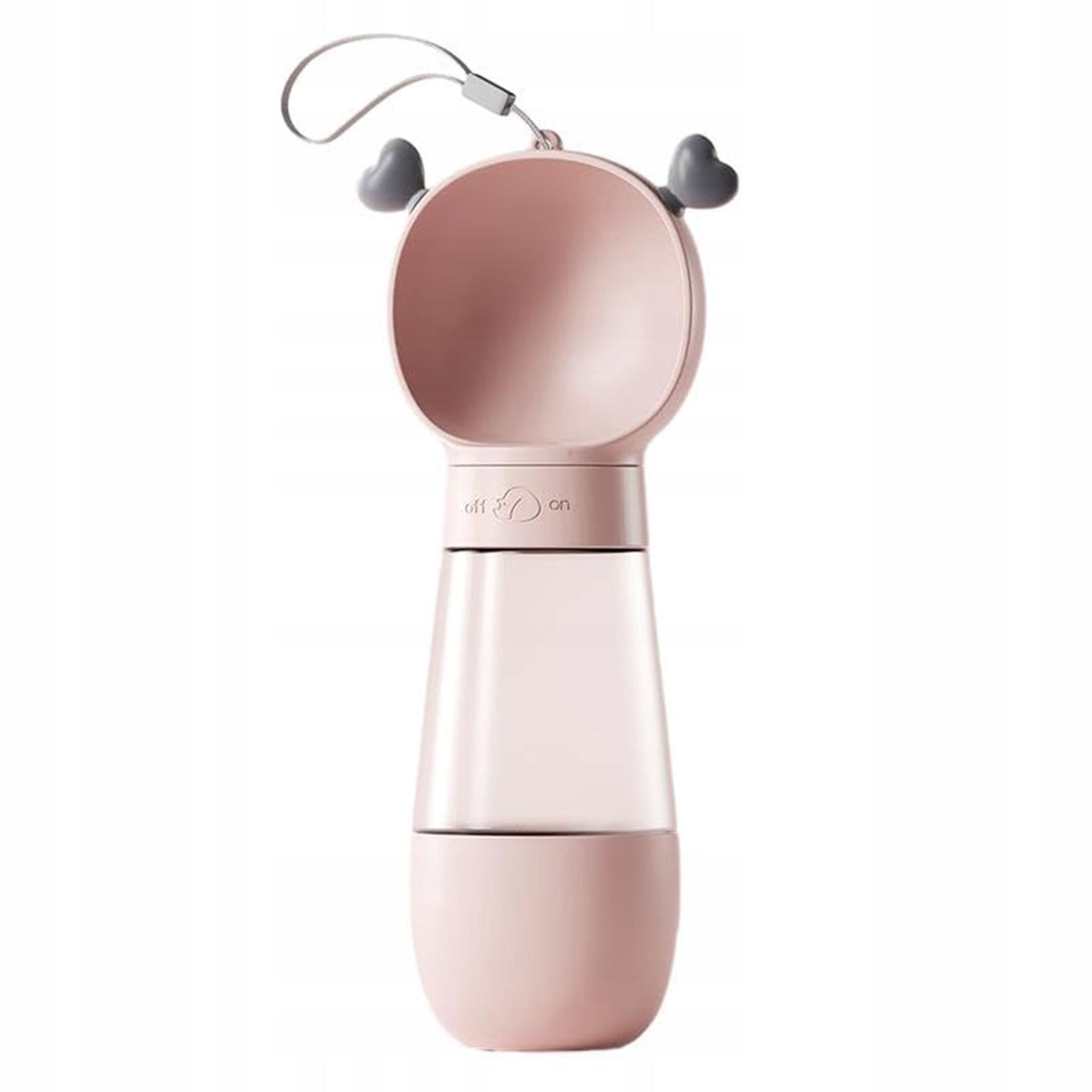 TOURIST DOG AND CAT FOOD AND WATER BOTTLE TRAVEL DRINKER 2IN1 Material made from a synthetic material