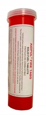 TOURIST FUEL IN AN AIRTIGHT TUBE 8pcs - 52g Manufacturer code Paliwo stałe