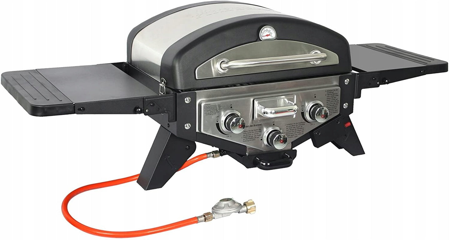 TOURIST GAS GRILL EL FUEGO MEDISON + AROMATIZER 3 BURNERS 2 COLORS ! Manufacturer code AY5261