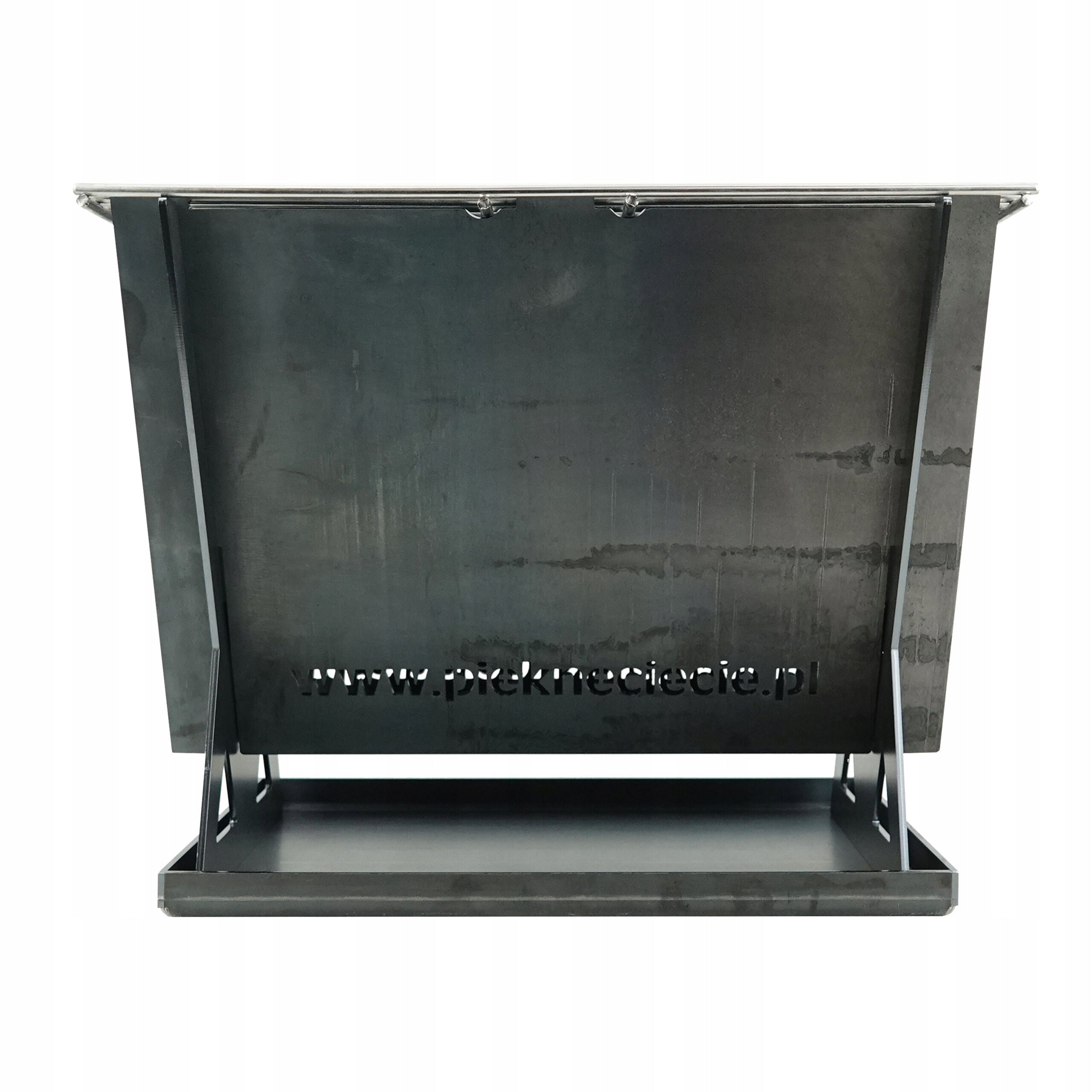 TOURIST GRILL GARDEN FIREPLACE PORTABLE FOLDING SUITCASE 3mm 18511 Grate length 36 cm