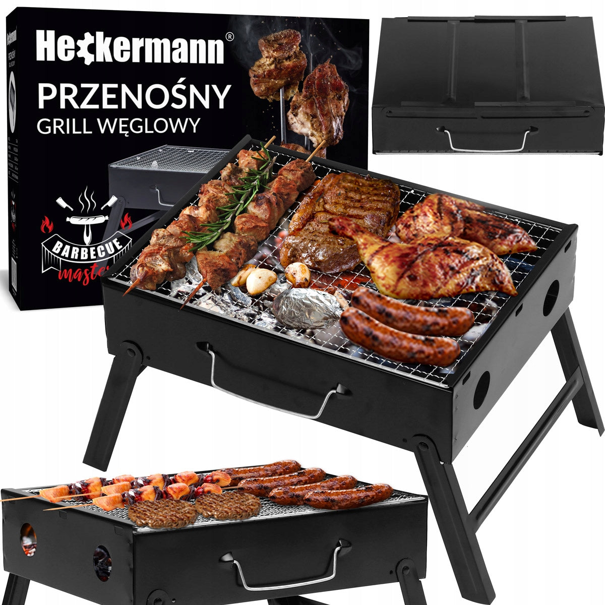 TOURIST GRILL PORTABLE FOLDING CHARCOAL