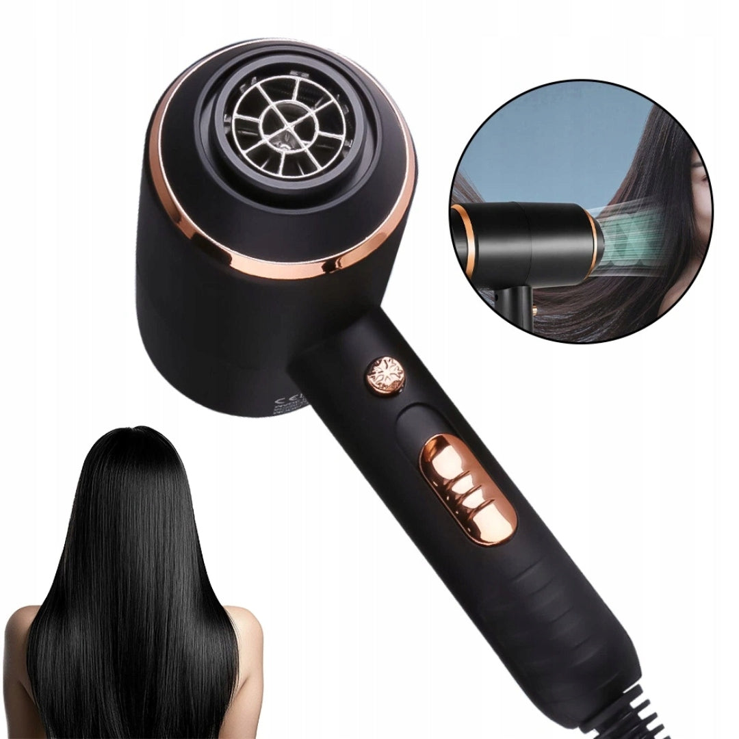 TOURIST HAIR DRYER SMALL LIGHTWEIGHT TRAVEL 3 SPEEDS 1700W