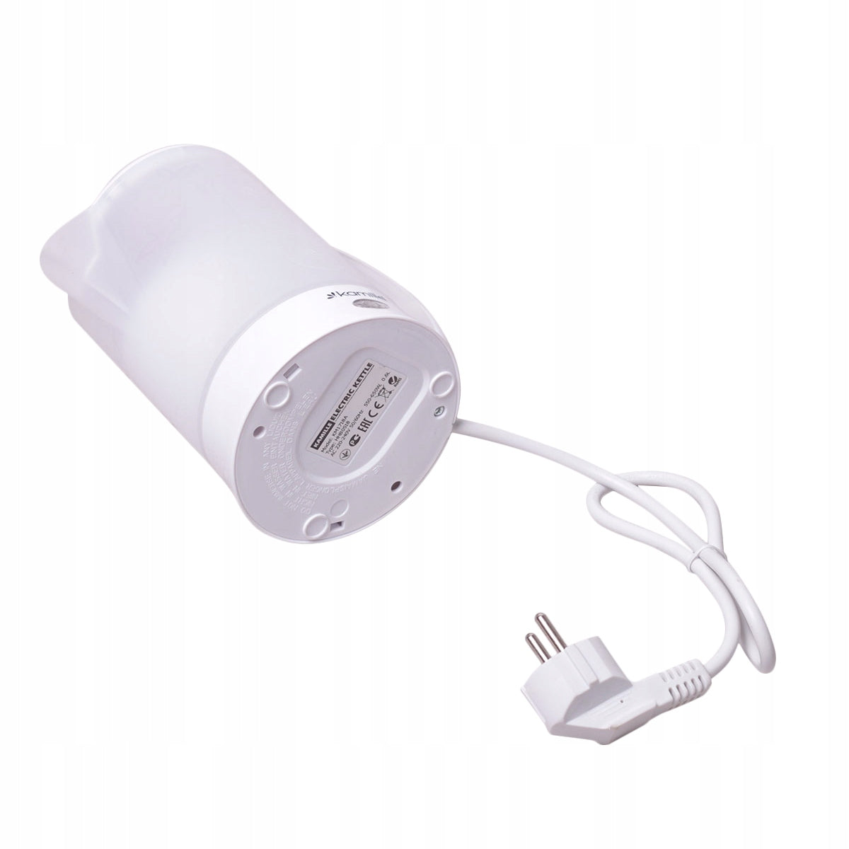 TOURIST KETTLE 1718A WHITE 0.6 L 600 IN KAMILLE Capacity 0.6 l