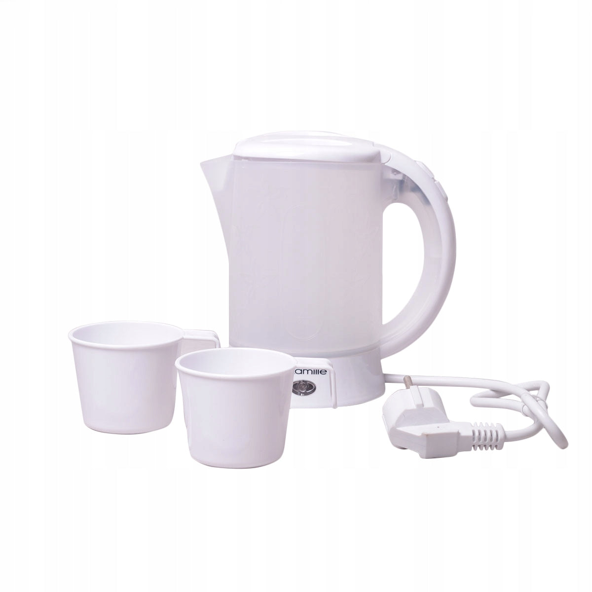 TOURIST KETTLE 1718A WHITE 0.6 L 600 IN KAMILLE Manufacturer code KM-1718A