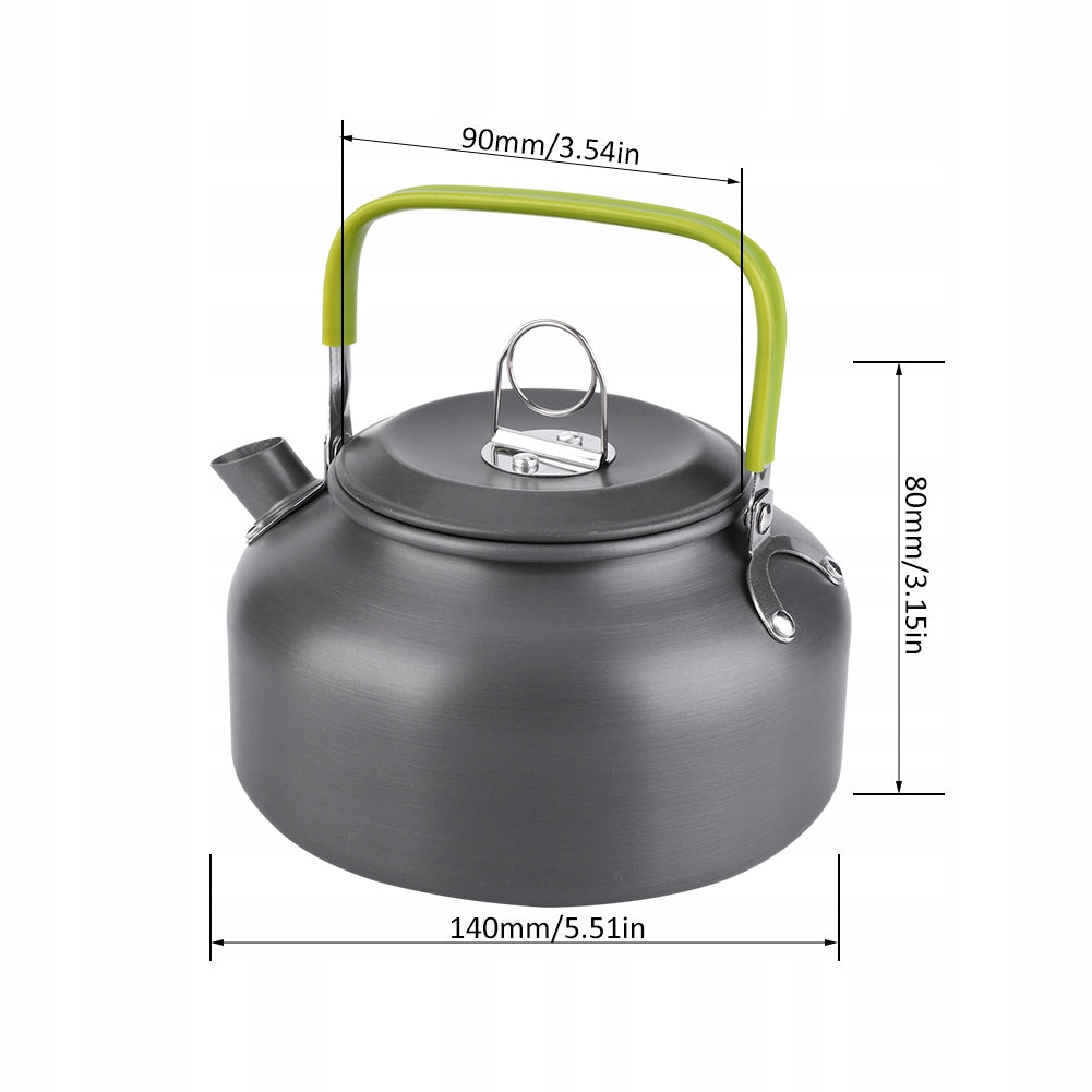 TOURIST KETTLE WITH LID 800ML FOR COFFEE PICNIC CAMPING GRILL Brand no brand